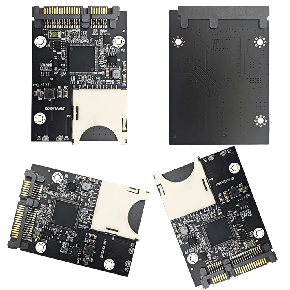 

Адаптер-конвертер SD в SATA для SSD-карт с корпусом для 2,5-дюймовых SATA SSD-накопителей