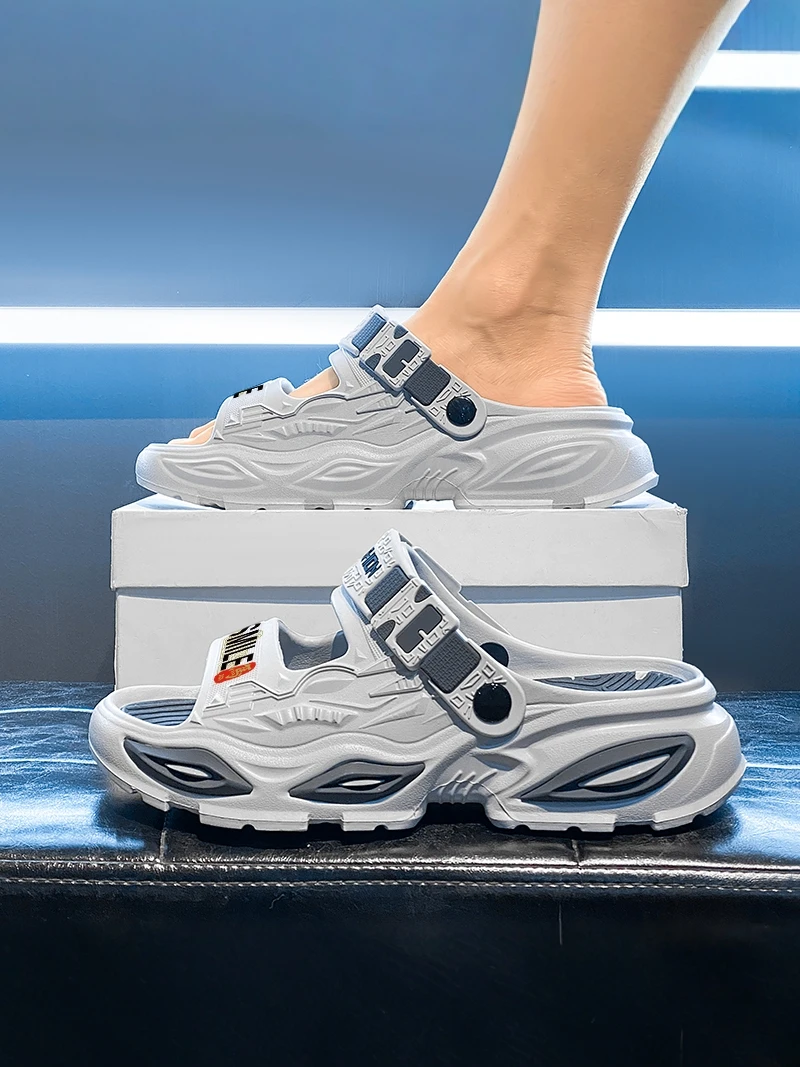 

Men's Summer 2026 New Slippers Sports Beach Driving Outdoor Wear Anti-Slip Wear-Resistant Driving Sandals One-Step Flip Flops