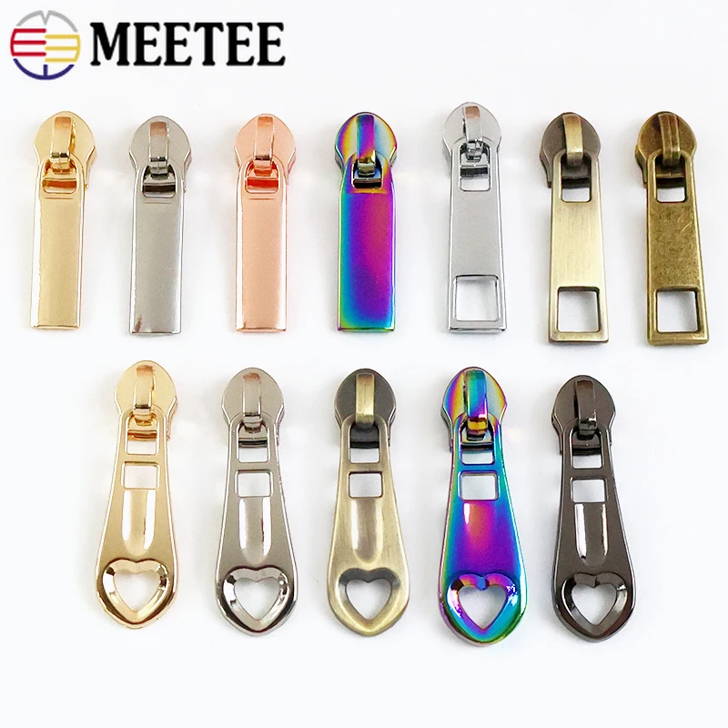 

10/20Pcs 5# Zipper Puller Slider for Nylon Zip Repair Luggage Bag Clothes Zippers Pull Replacement Zips Sewing Accessories