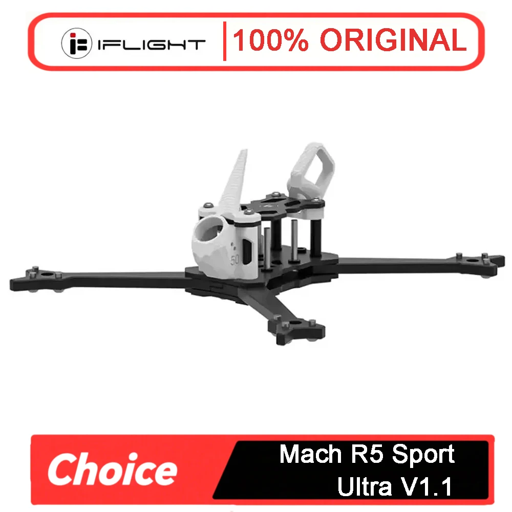 

iFlight Mach R5 Sport Ultra V1.1 Версия 190 мм Колесная база для RC FPV Drone