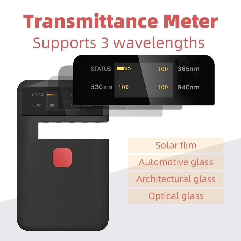 CT-23 Portable Transmittance Tester UV VL IR For Solar Film Agricultural Film Window Glass Transmission Meter Test Accuracy±2%