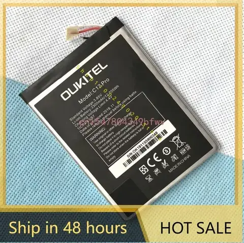 Oukitel C12 Pro phone battery 3300mah 3.85V for Oukitel C12 Pro 4G 6.18" Phone MT6739 Quad Core