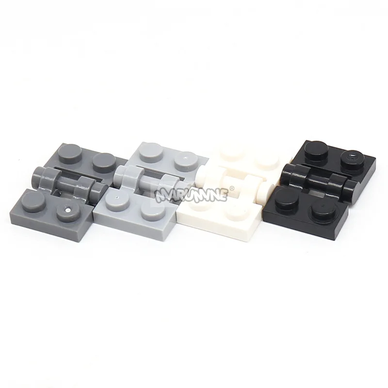 Marumine 60PCS Hinge Board MOC Blocks Rotating Base Bricks Plate Compatible 2429 2430 44301 44302 60478 63868 48336 60470 6134