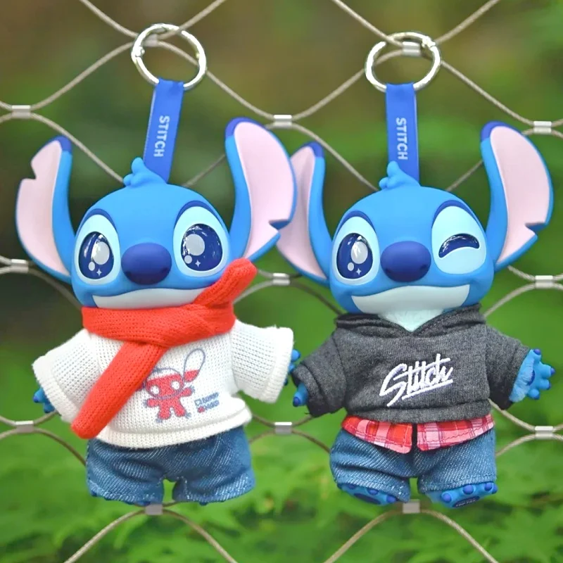 

В наличии оригинальные слепые коробки для стежков, виниловые костюмы, серия Kawaii, экшн-аниме, кулон на шею, может вращаться, фигурка, игрушка, подарки