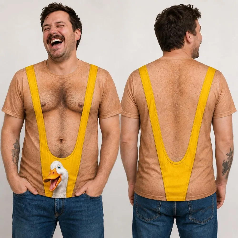 Lustiges 3D-gedrucktes Kurzarm-T-Shirt mit Muskel-Imitation für Herren, lässiger Stil, geeignet für Partys, Rollenspiele und Kostümbälle. – Detail 6