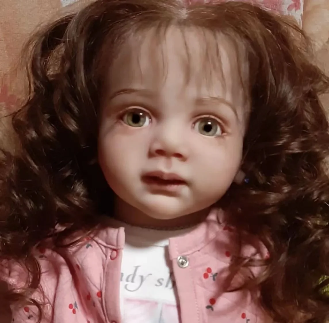 Artist Made 25INCH 60cm Reborn Baby Fritzi With Hand-Rooted Hair Already Finished Doll Sweet Girl Customized Order