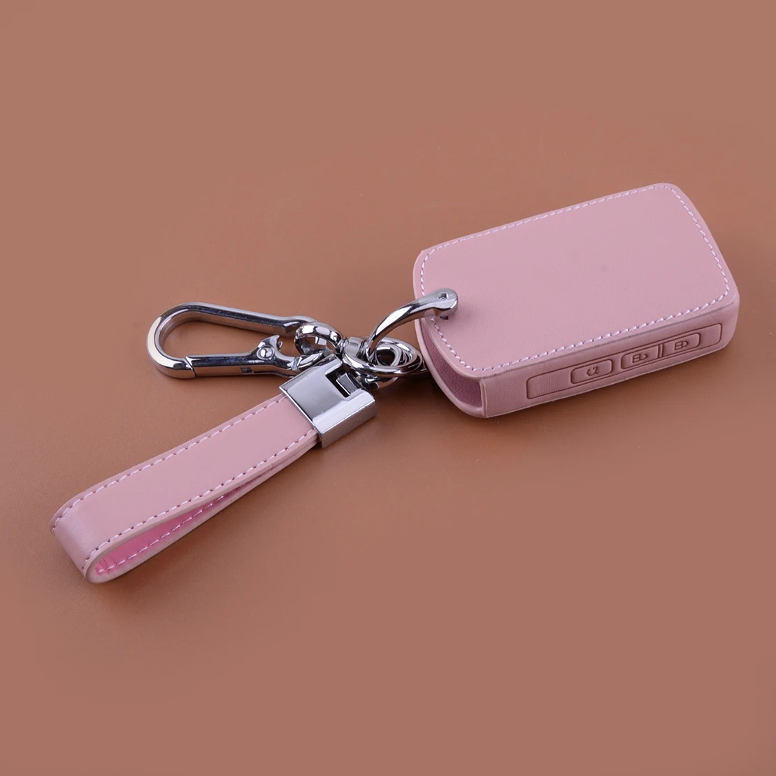 Pink 3 Buttons Car Remote Key Cover Case Shell Fob with Keychain Fit for Mazda 3 Alexa 6 CX-4 CX-5 CX-8 CX-9 CX-30 2019 2020