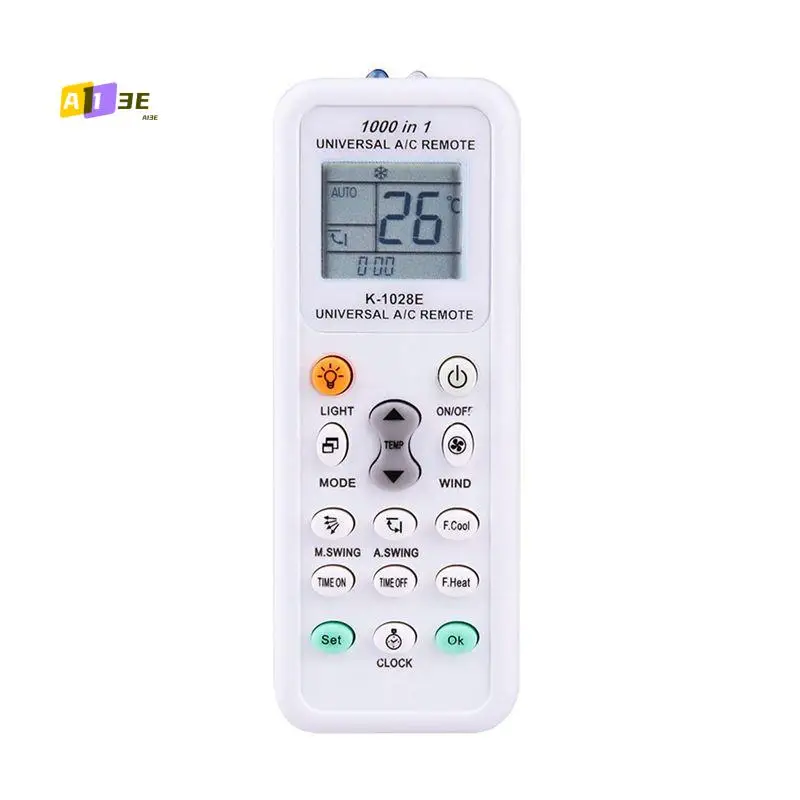 

Универсальный пульт дистанционного управления для кондиционеров A13E-2X (1000 в 1) с ЖК-дисплеем и низким энергопотреблением, модель K-1028E