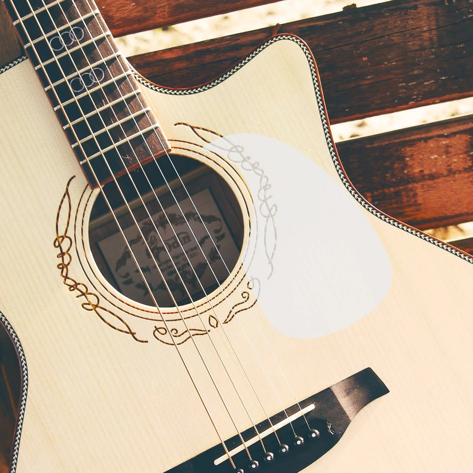 

Guitar Sticker Pick Guard Stickers Anti-scratch Protector Nano Material Parts