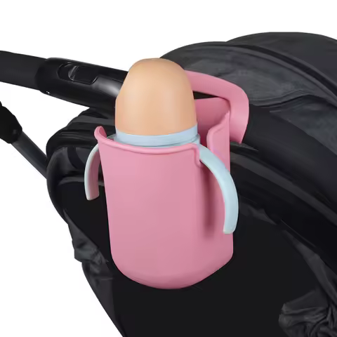 Soft Silicone Cup Holder for Baby Stroller Accessories Universal Flexible Pram Cart Bottle Holder Kids Bicycle Phone Holder