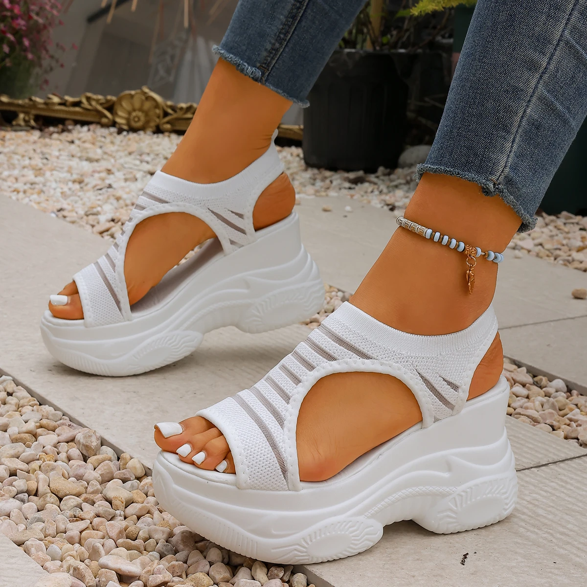 sandalias-plataforma-femininas-de-verao-novas-com-salto-alto-anabela-bico-aberto-tricotadas-com-sola-grossa-e-tecido-vazado-estilo-esportivo