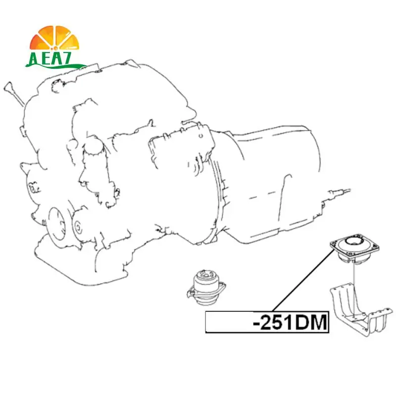 

AEA7-1 PCS Automatic Transmission Mount 1662400518 1662400618 1662401118 Parts Accessories For Mercedes Benz ML350 GL450 GL550