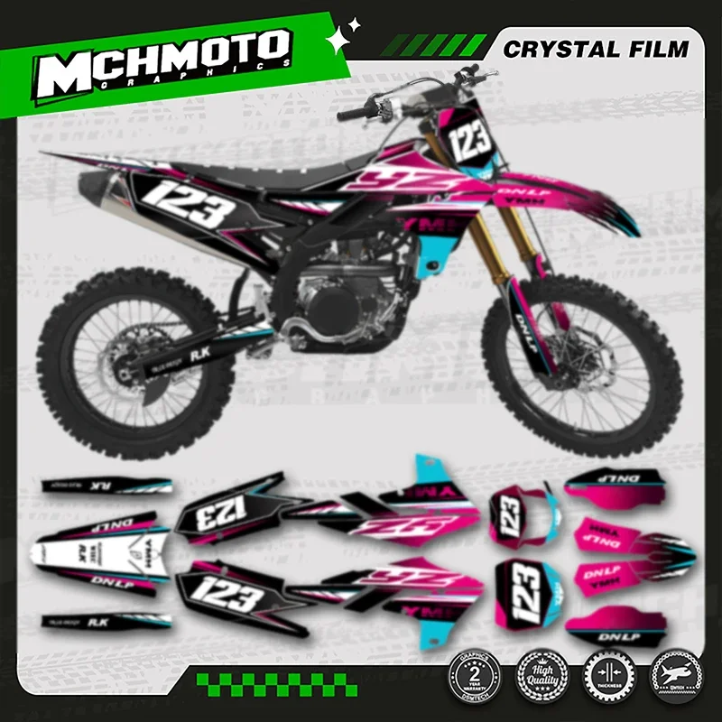 

MCHMFG графические наклейки наборы аксессуаров для мотоциклов для YAMAHA 19-23 YZF450 18-22 WRF450 19-22 WRF250 20-23 YZF250