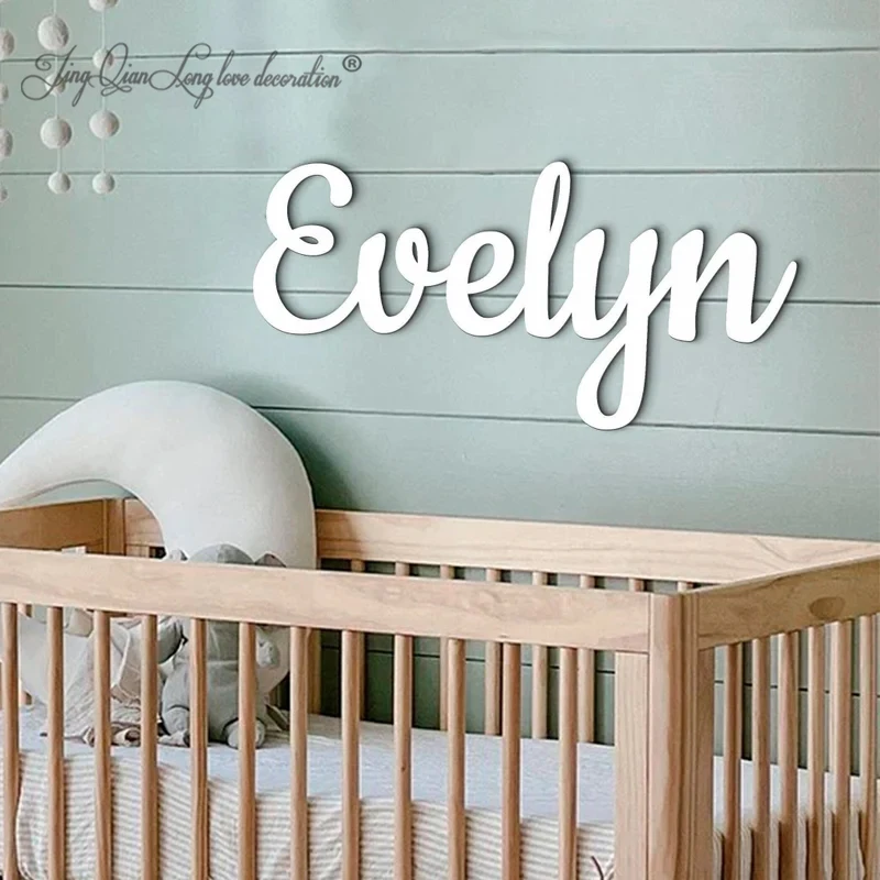 

Custom Personalized Wooden Name Sign for Nursery Custom Name Sign Name Wall Decor Wood Letters Baby Nursery Baby Boy Name Sign