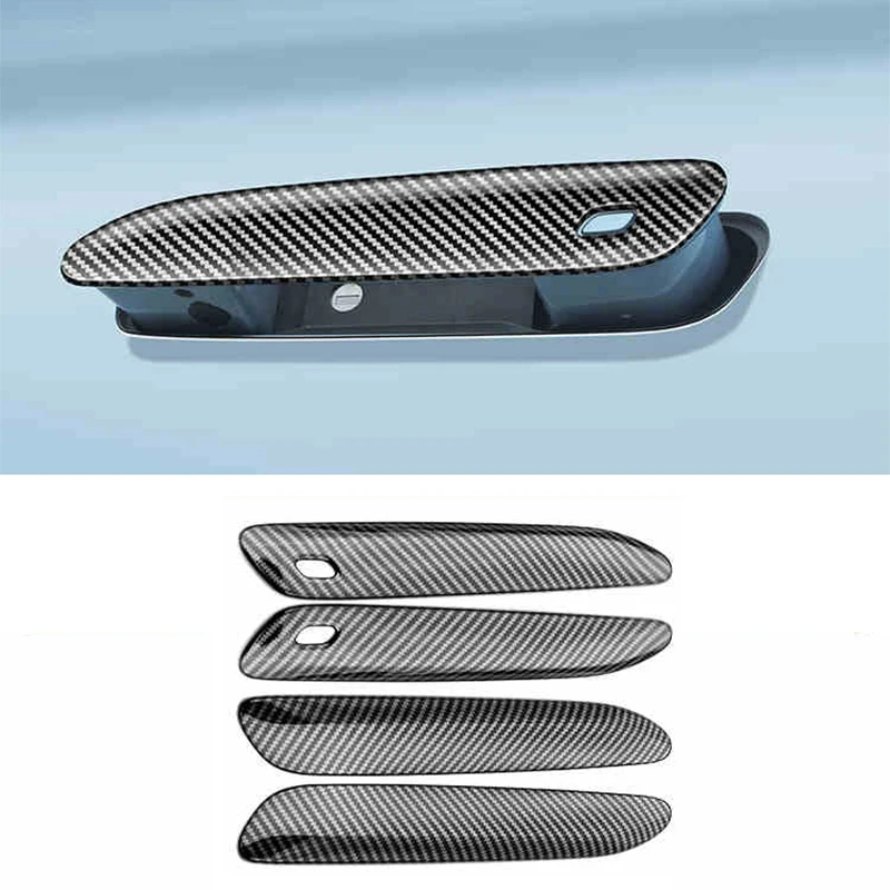 car door handle cover trims panel carbon fiber decoration for byd frigate 07 2023 2024 2025 exterior accessories auto modify