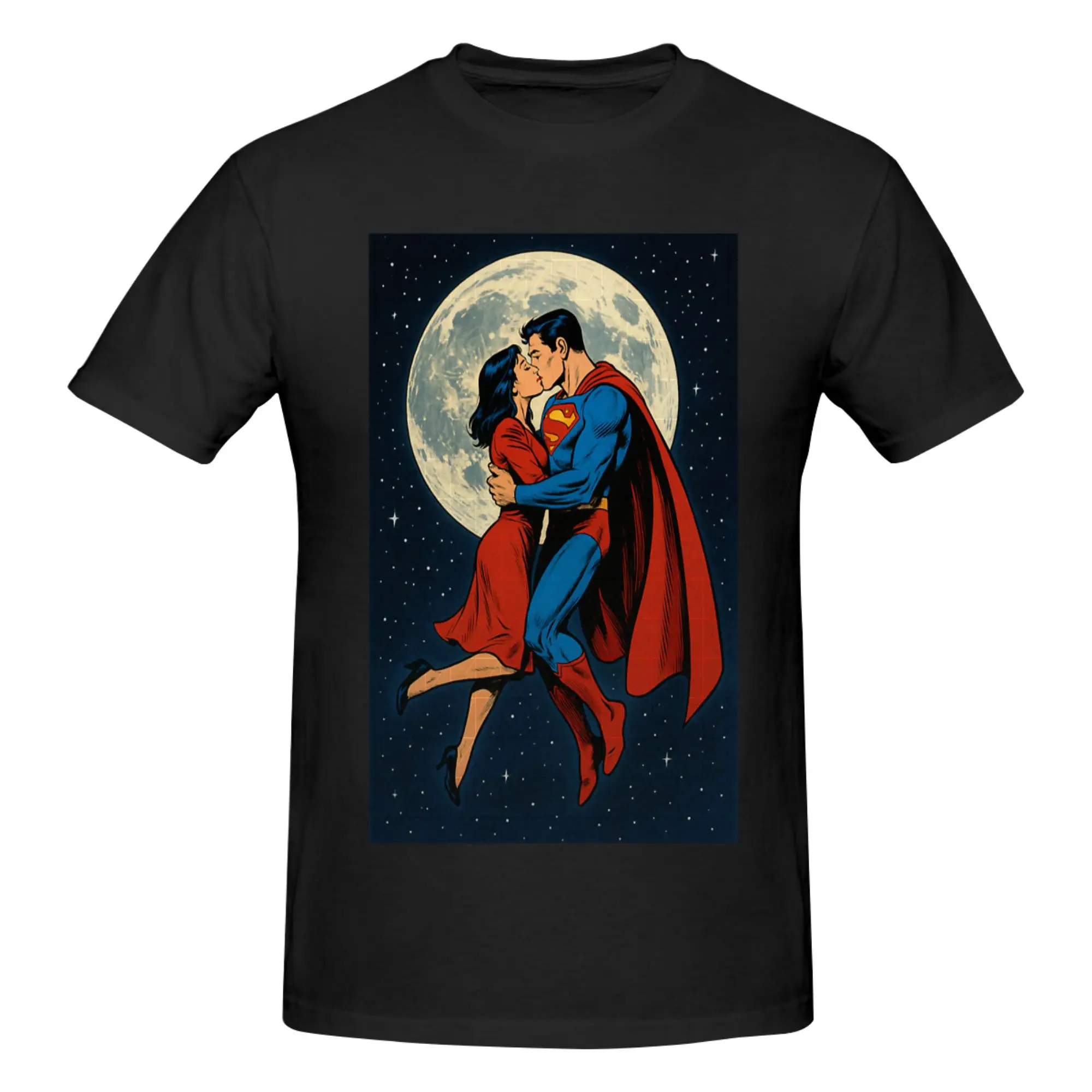 Camiseta divertida con estampado de Lois Clark - Kiss me under the moonlight para hombre, camiseta unisex, camiseta para gimnasio