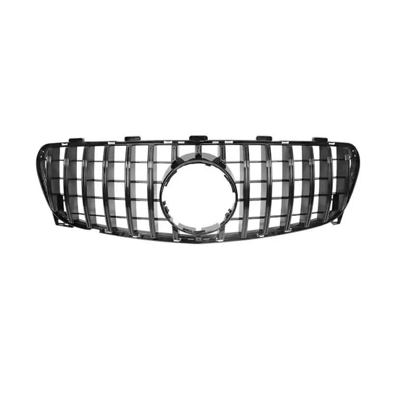 

GT Style черный/серебристый ABS автомобильные решетки переднего бампера решетка для GLA CLASS X156 2014-2017