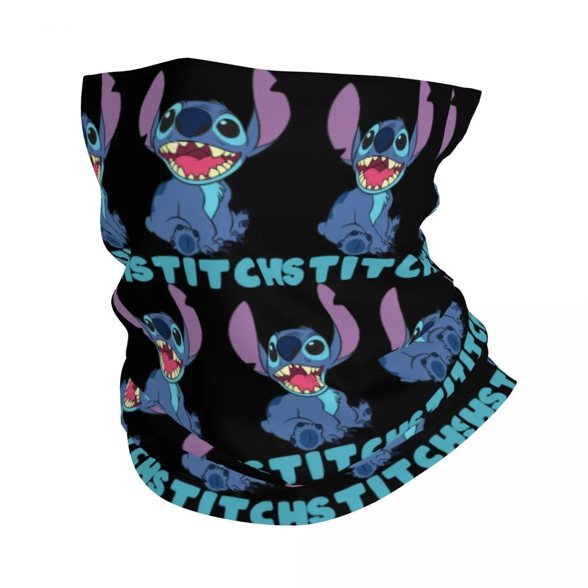 

Custom Stitch Cute Bandana Neck Gaiter for Hiking Camping Men Women Wrap Scarf Kawaii Balaclava Warmer