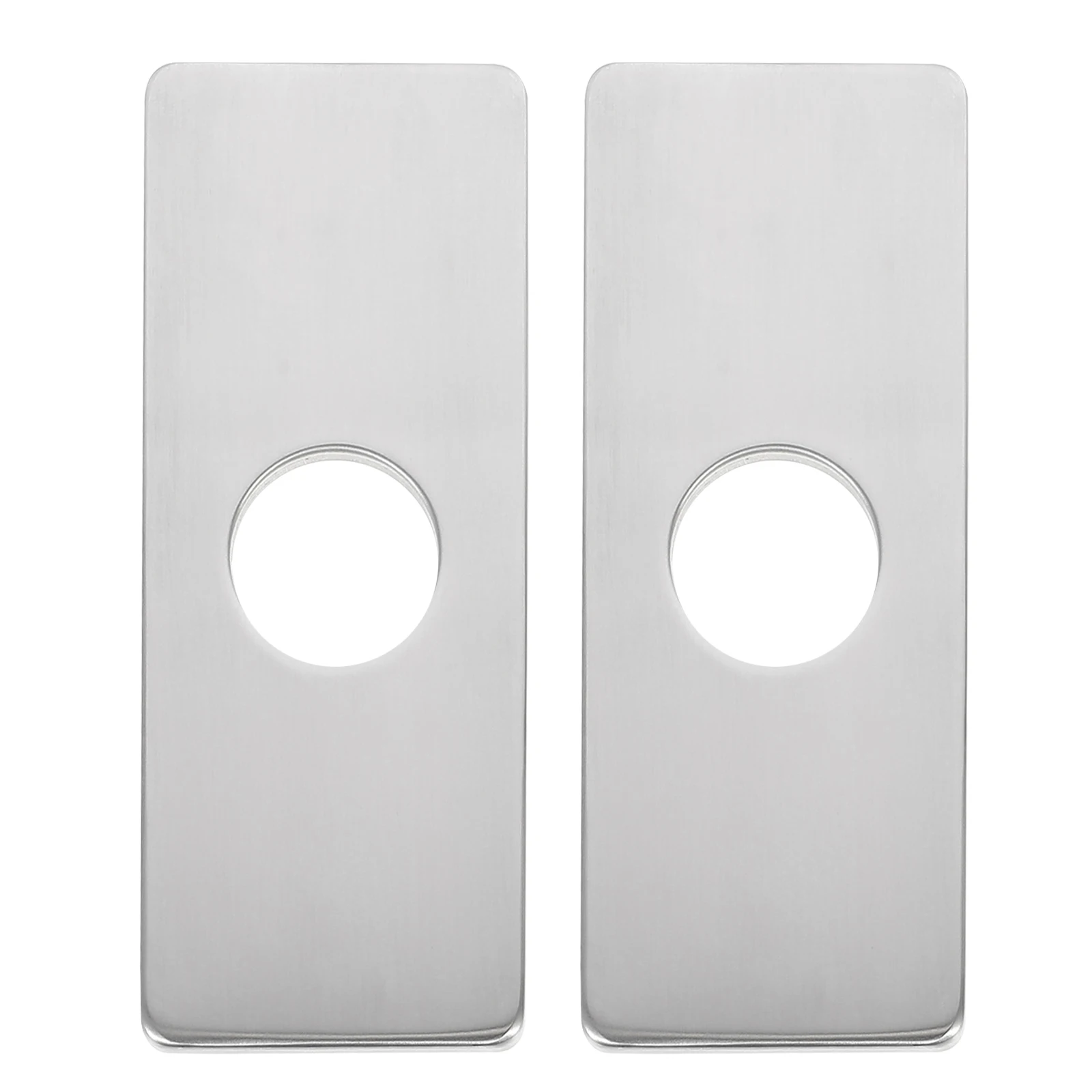 2 قطعة 4 بوصة لوحة شعار الفولاذ المقاوم للصدأ غطاء صنبور دائم العملي ديكور مطبخ المنزل صنبور لوحة الحنفية Escutcheon