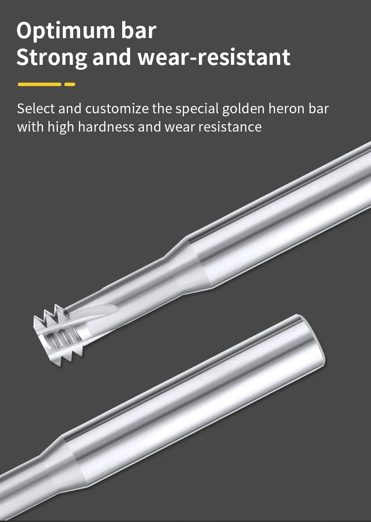 Imagem -06 - Alumínio Tungstênio Aço Liga Rosca Fresa Cortador Trident Bit Três Dentes Moinhos de Rosca cr Dlc M1-m16 Hrc65