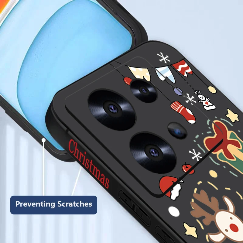 هدية الكريسماس الكرتون نمط الحبل الحال بالنسبة Xiaomi Redmi ملاحظة 14 برو 5G فوندا ريدمي نوت 13 12 11 برو 5G غطاء سيليكون بولي يوريثان #5