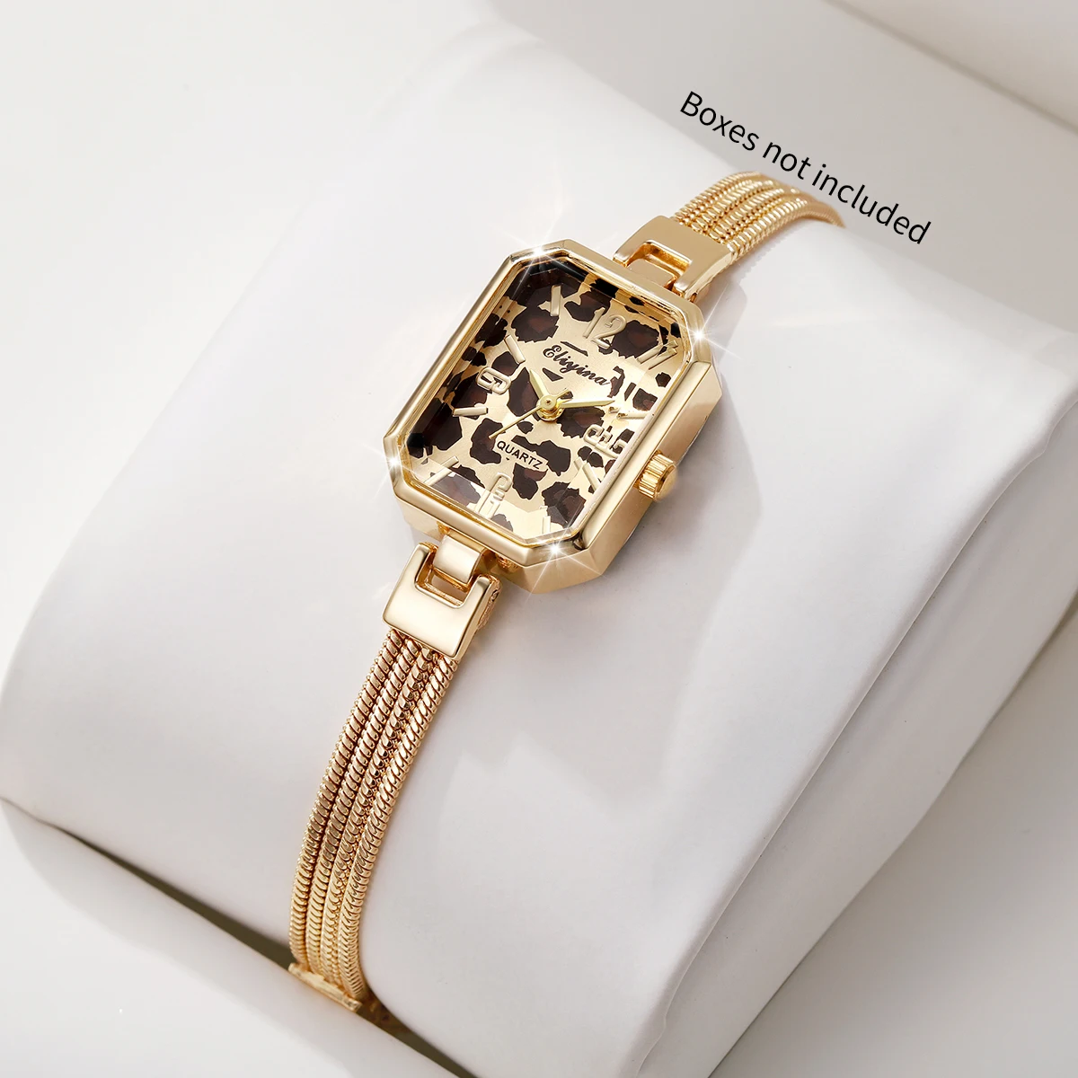 Elegant Square Women Quartz Watch Ultra-thin Bracelet Strap Wristwatches for Ladies Clock Gift Relogio FemininoWithout Box