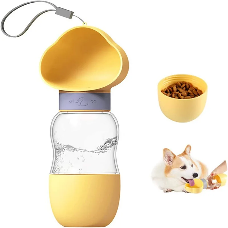 

Portable Dog Kettle Bowl Dog Water Bottle Pet Drinking Water Feeder Multifunctional Cat Travel Kettle Outdoor Walking Hiking