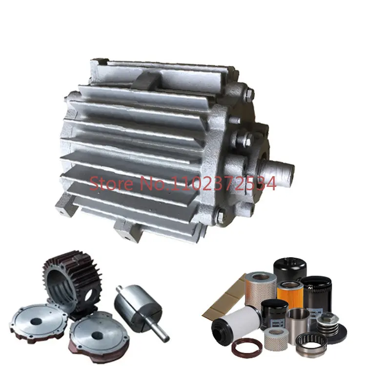 Vacuum pump rotor cylinder end cover RA0100RA0160RA0302 Zhongde XD vacuum pump maintenance accessories