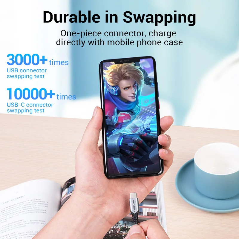 Vention USB-C 3A Fast Charging Cable 4