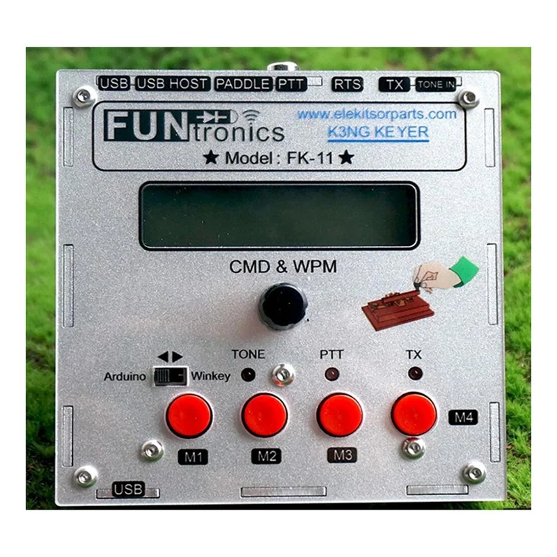 1 szt. Części zamienne Open Source K3NG do Arduino CW Keyer radiotelegraf Keyer CW Exerciser Learning