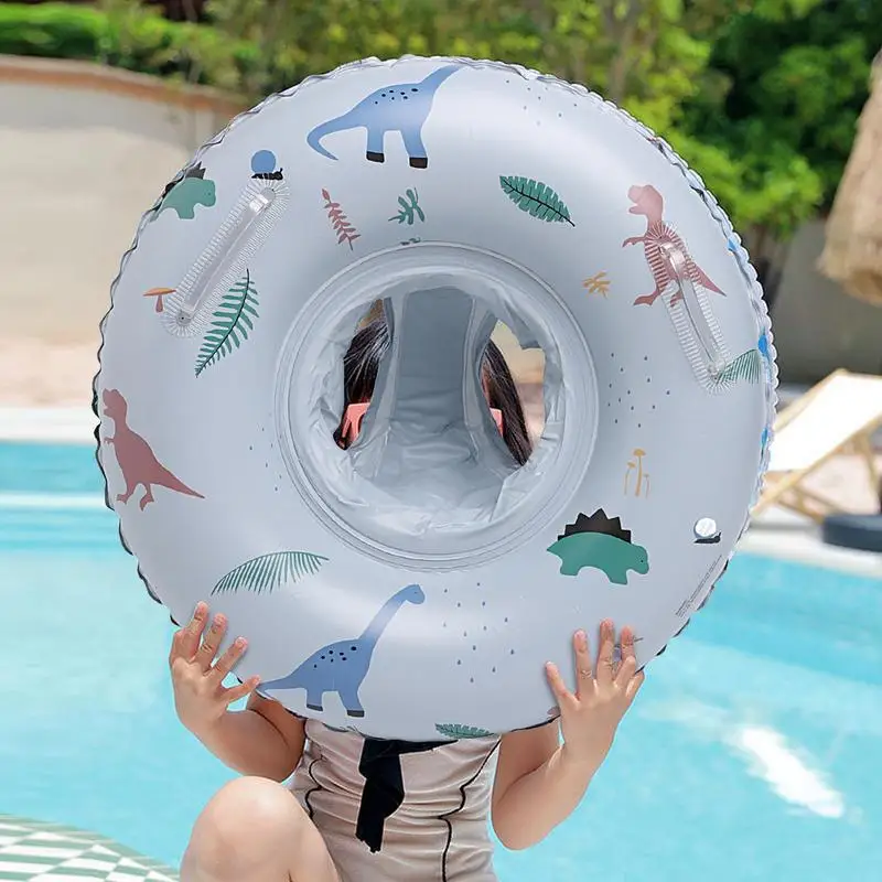 Pool Rings For Kids With Dinosaur Pattern Floats For Kids Floats Kids Pool Floats Toys For Kids Summer Inflatable Swim Tubes