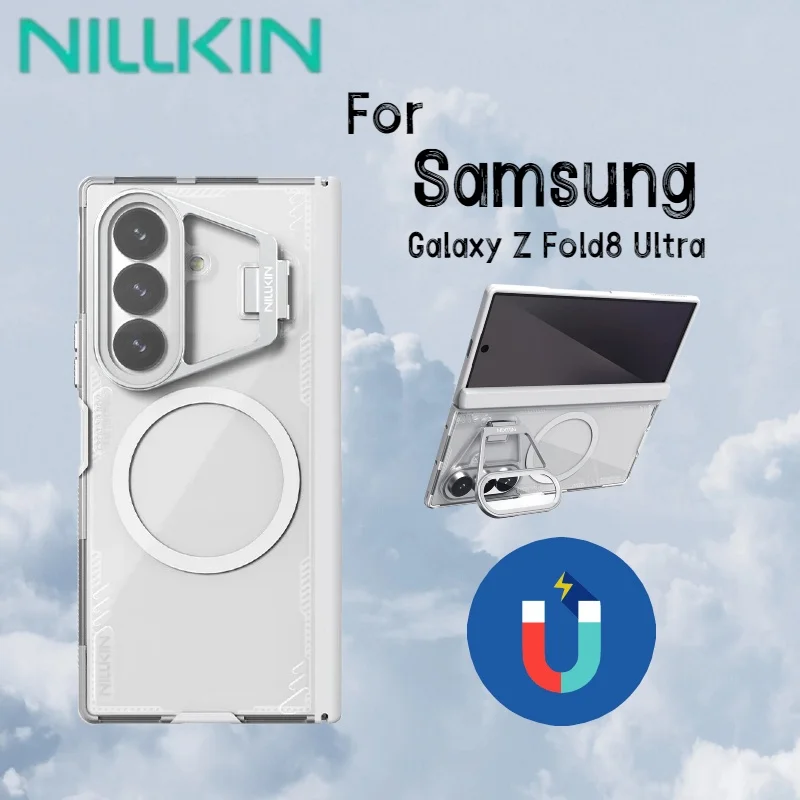 Nillkin MagSafe Ice Protection Case for Samsung Galaxy Z Fold8 Ultra with Lens Stand, Drop-Resistant Protective Cover