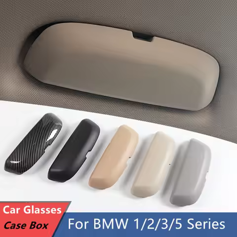 Car Sunglasses Glasses Case Holder Box For Bmw F10 1 2 3 4 5 7 Series X1 X3 X4 X5 X6 F30 F15 F16 F34 G30 G01 G11 E70 E71