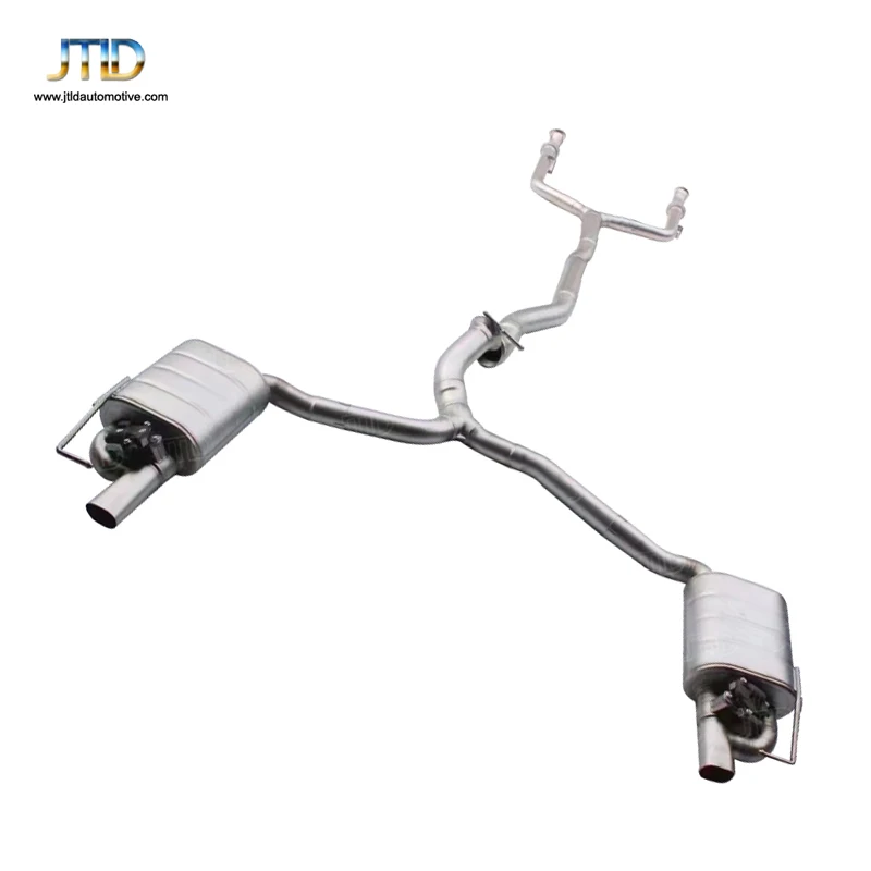 JTLD Factory Direct Sales Catback Front Pipe Exhaust System For Benz C43 E43 AMG 304 Stainless Steel Valvetronic C Class Model