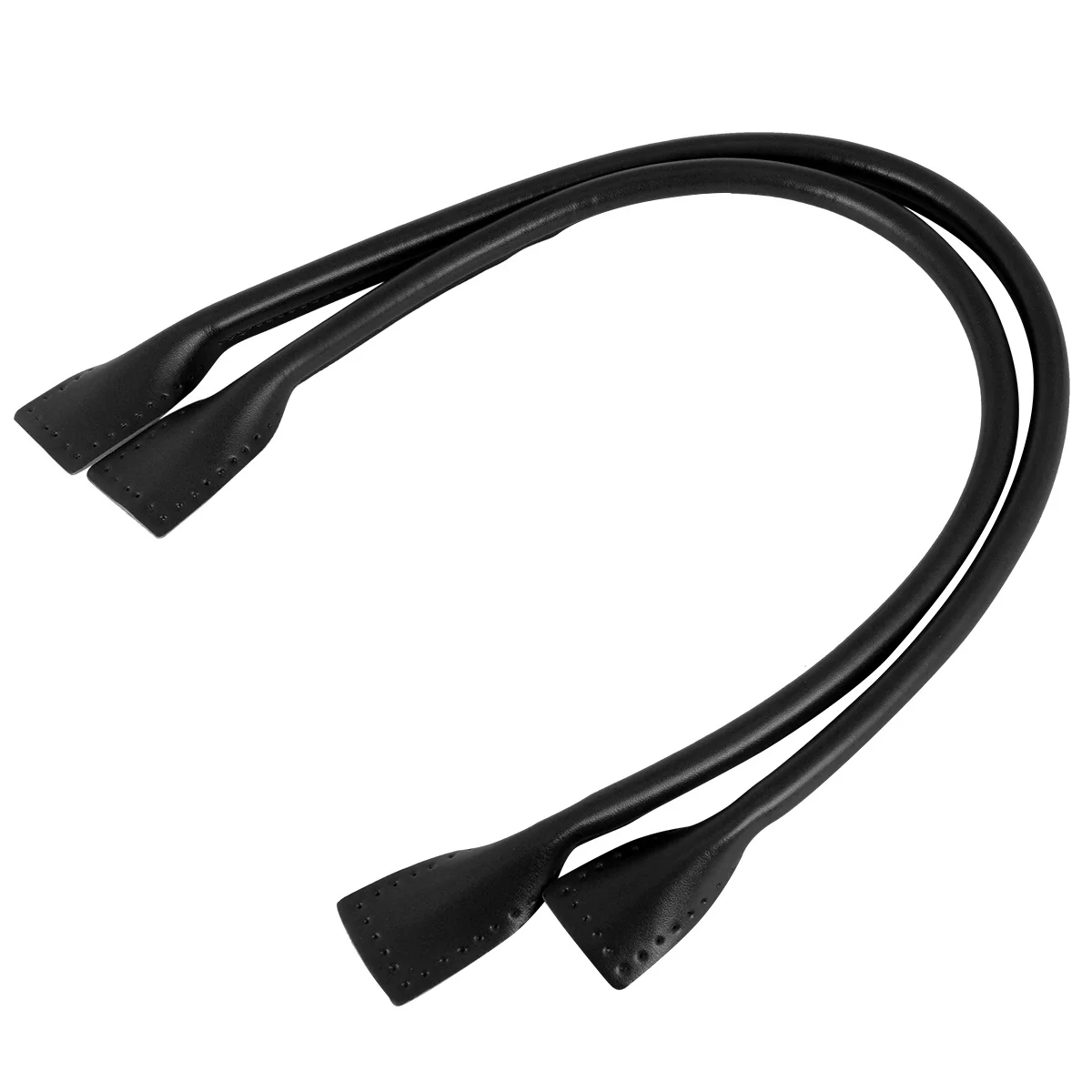 

2pcs 60Cm Strap Pu Replacement Handle For Handbag Wrist Wrist Strap For Bag Belt Diy Bag Accessory Black
