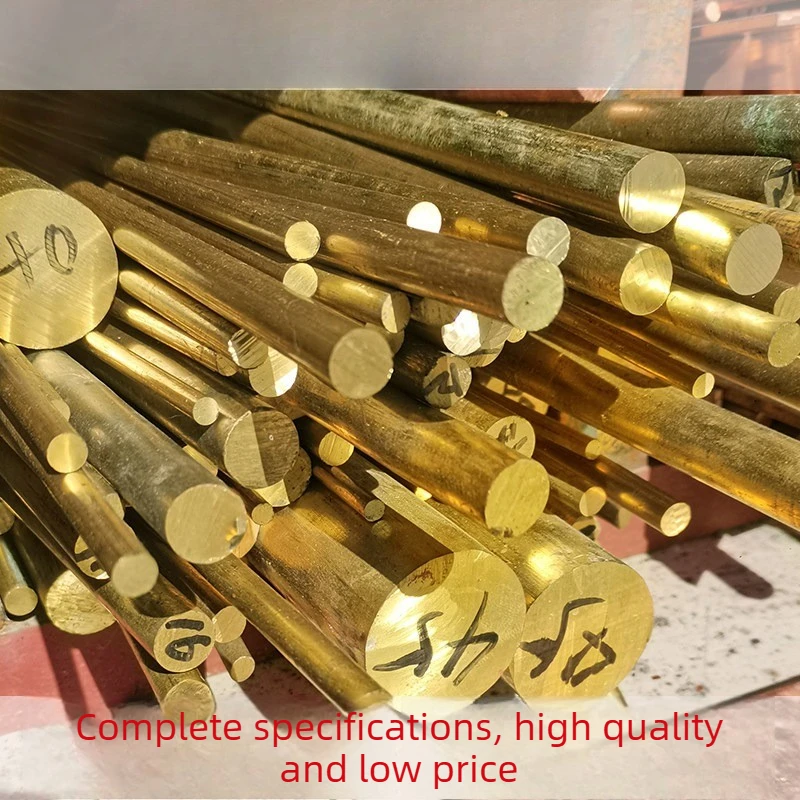 

1PC H62 Brass Rod Solid Copper Bar Diameter 30MM 32MM 35MM 40MM 50MM 55MM 60MM Brass Strip Round Bar Diy Cutting Tool 100MM