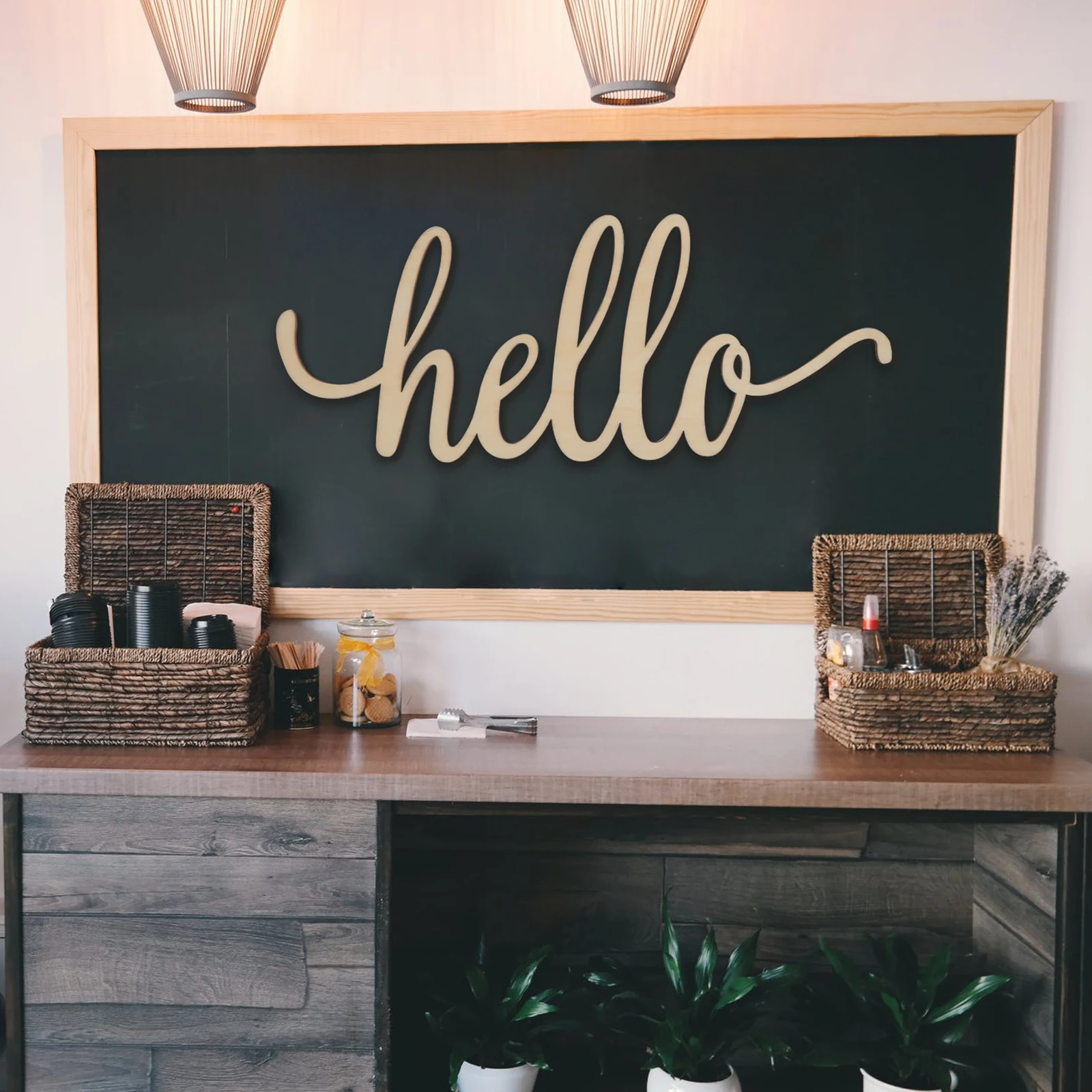 

Wooden Decorative Hang Tags 30.5x12.7x0.4cm Sign Decor for Home Wedding Party DIY Crafts Wood Sign Home Decor Premium Wood Chips