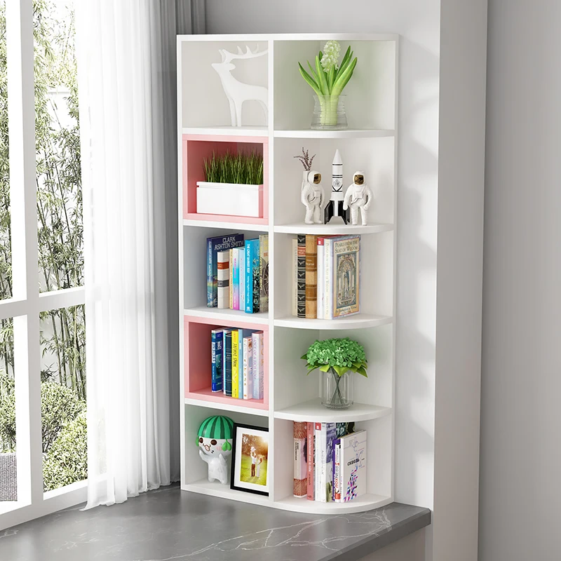 Bay Window Balcony Storage Cabinet Table Storage Rack Children's Shelving Bedroom Tatami Simple Floor-to-ceiling Bookcase