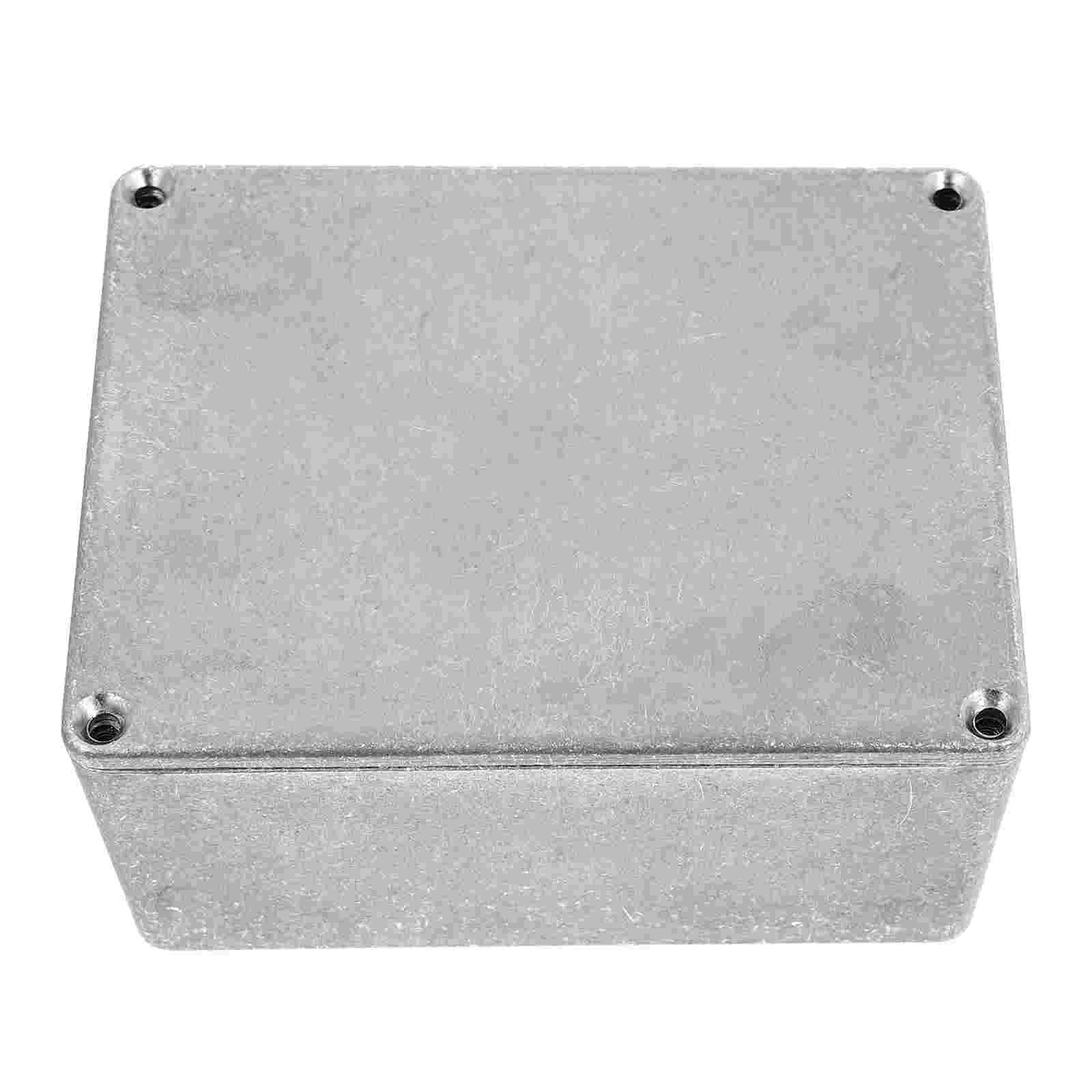 Caja de estoma de Metal de aluminio 1590DD, caja de Pedal de efecto de guitarra de repuesto, caja de interruptor de palanca de 188x120x38mm