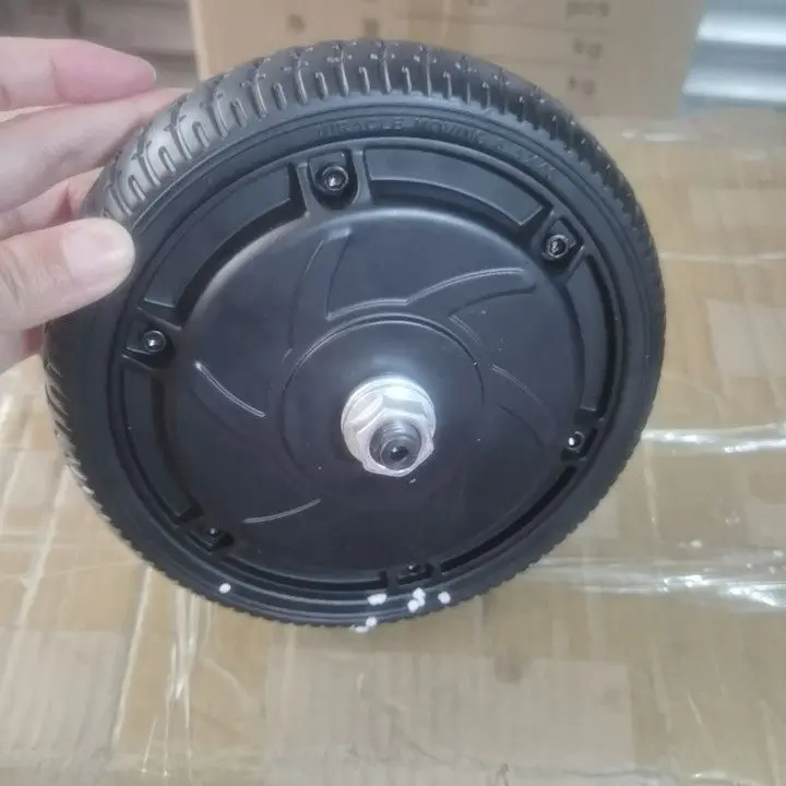 6.5inch 24v250w1.6N·M brushless DC in-wheel motor scooter electric vehicle flatbed motor with tires