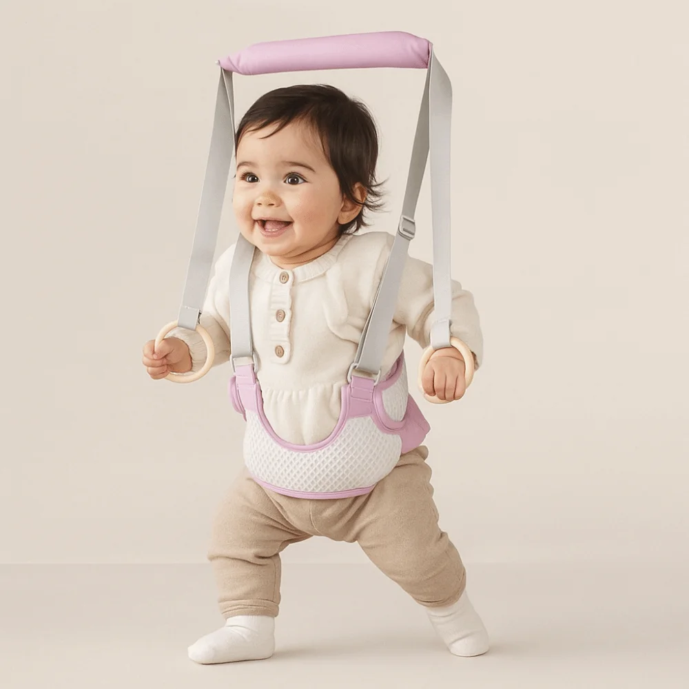 

Anti Fall Toddler Baby Walking Harnesses Breathable Safety Infant Toddler Walkers Belt Adjustable Learning