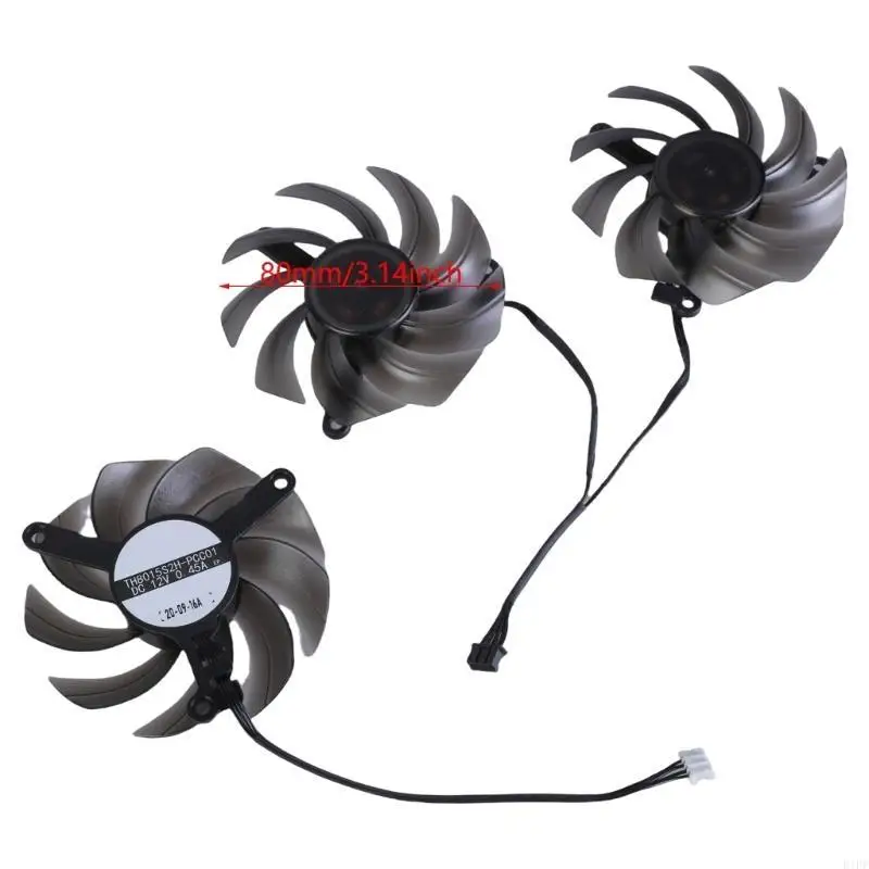 E1PF TH8015S2H-PCC01 ГААССКАЯ Охлаждающая вентилятор 4PIN 12 В.
