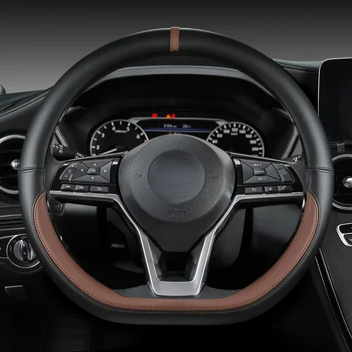 Imagen 2 del producto Protector para volante de coche para Nissan x-trail Qashqai March Serena Micra Kicks 2017-2024 Altima Teana 2023 accesorios para automóviles