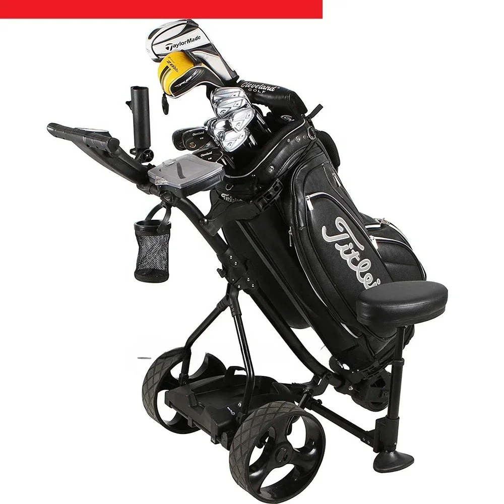 Europe Top Sell Electric Golf Trolleys With Plug In Battery System ,.4A Smart Charger with 24 months warranty golf trolley