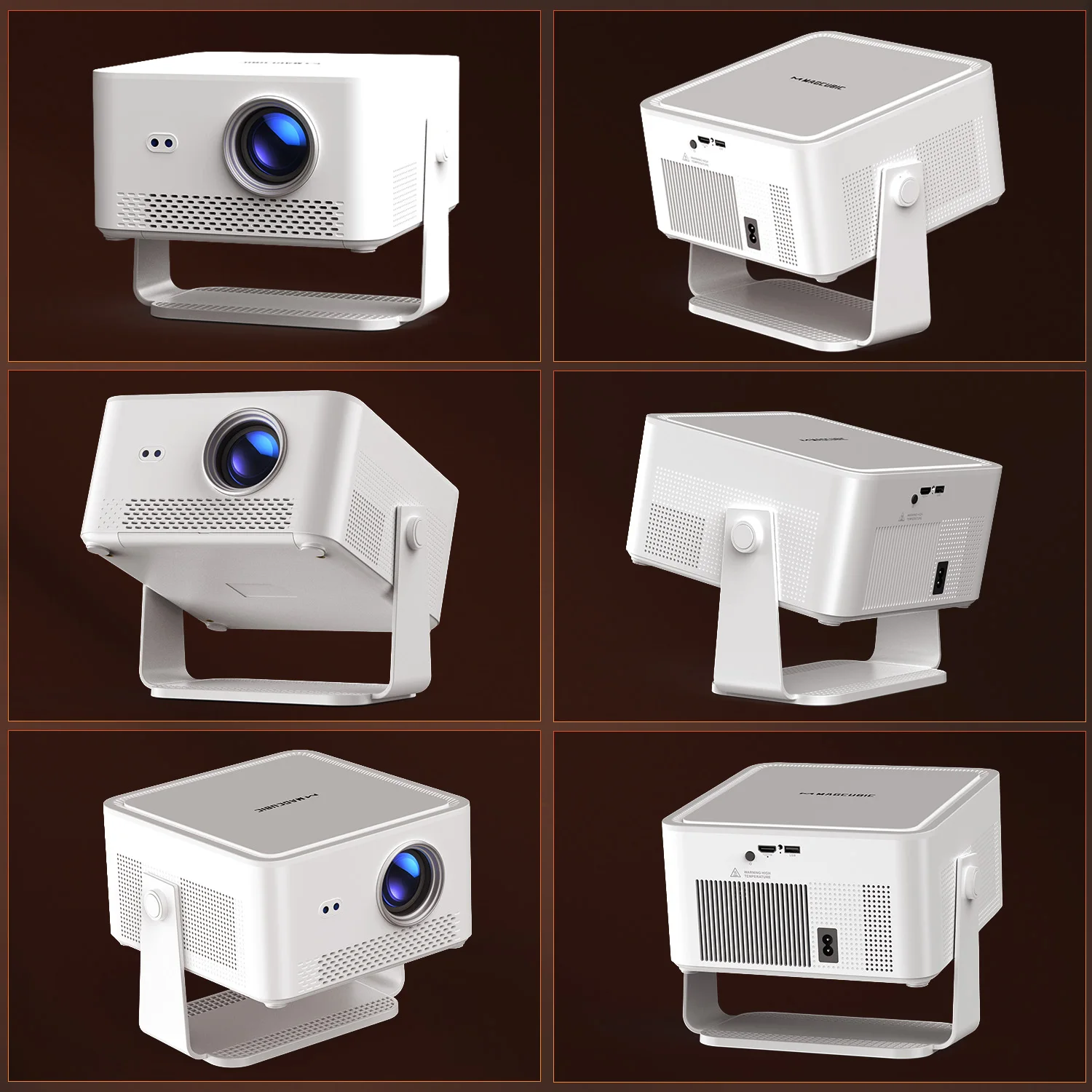 Magcubic HY450MAX Tragbarer Outdoor-Projektor 1100ANSI 1080P Autofokus 8K-Unterstützung Android 14 WiFi6 Beam Mini-Projektor – Detail 19