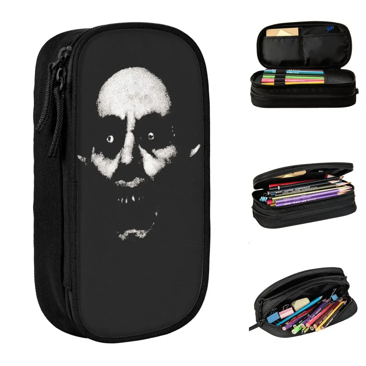 Helloween Horror Nosferatu The Vampire Pencil Cases Pen Bag Girls Boys Large Storage School Supplies Zipper Pencilcases