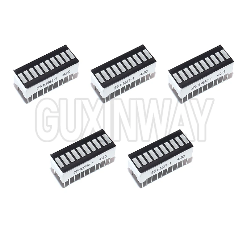 5/10 pces display led bargraph luz 10 segmentos vermelho azul amarelo verde única cor bateria nível barra gráfico para arduino, diy