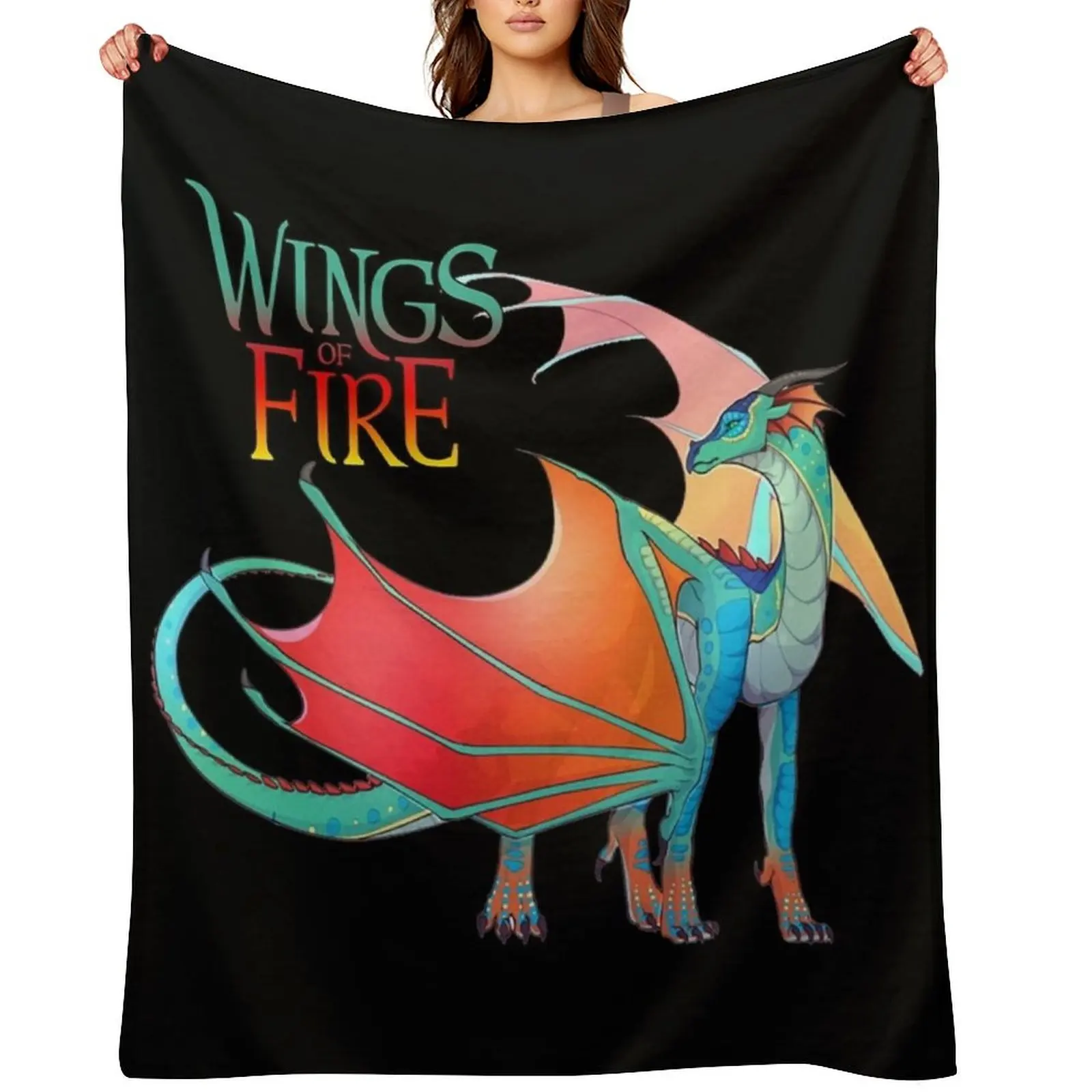 

Wings Of Fire - Queen Glory Throw Blanket Travel Luxury decorative Personalized Gift Blankets