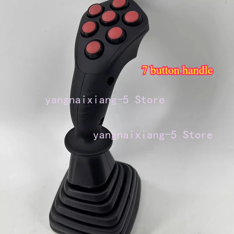 Excavation Clip Grab Logging Ironstone Agricultural Harvester Modified Electronic Control 7 Button Joystick Handle Parts