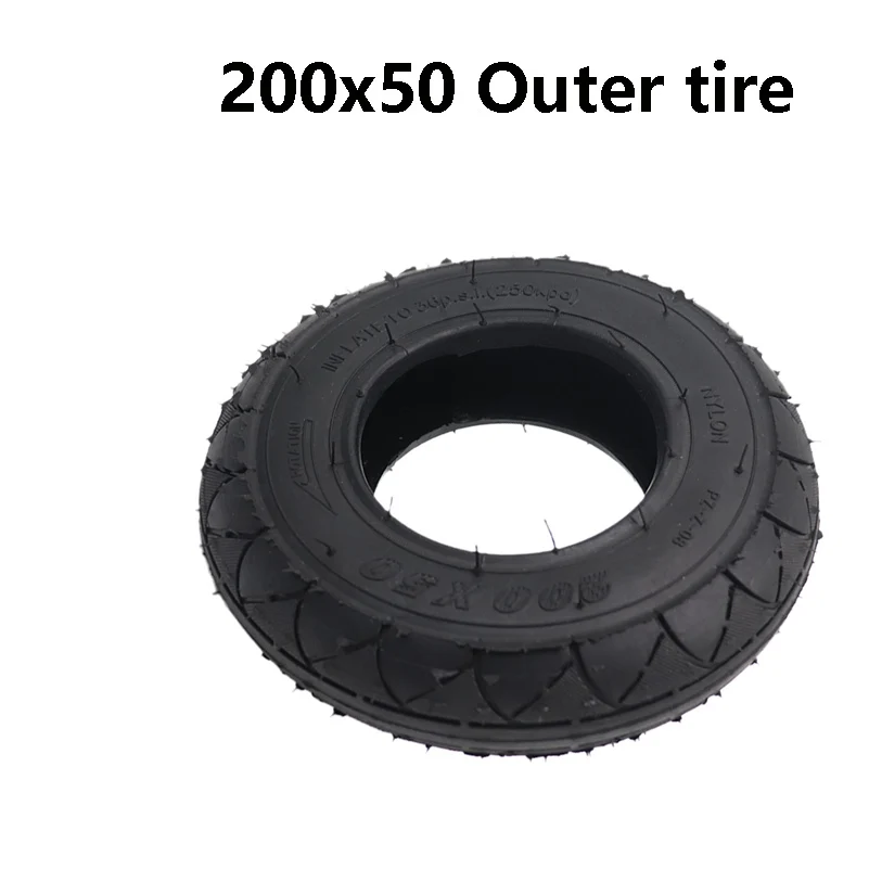 HOTA Hengtai 200x50 Inner and Outer Tire Small Dolphin Electric Scooter Tire Inner and Outer Tire 200 * 50